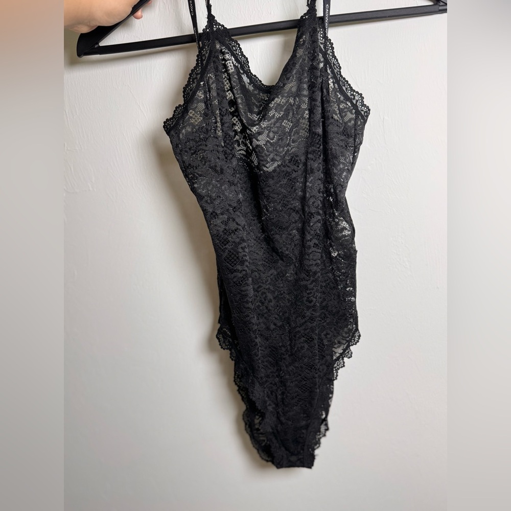 Calvin Klein Black Lace Bodysuit
